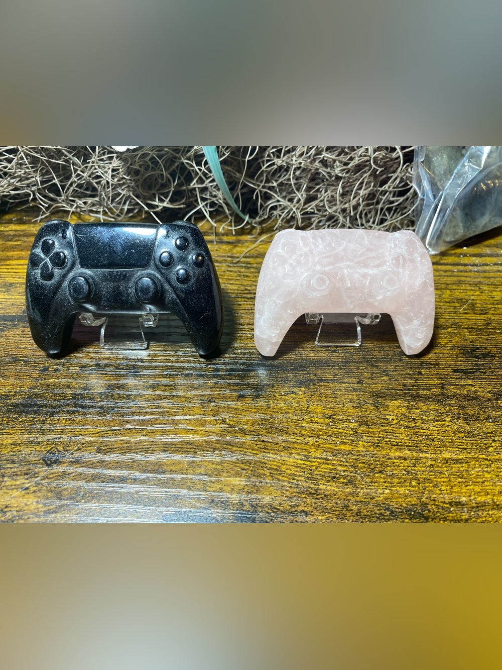 Obsidian & Rose Quartz Controllers